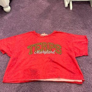 University of Maryland Cropped T-Shirt